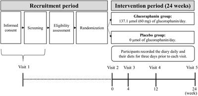 Effects of broccoli sprout supplements enriched in glucoraphanin on liver functions in healthy middle-aged adults with high-normal serum hepatic biomarkers: A randomized controlled trial